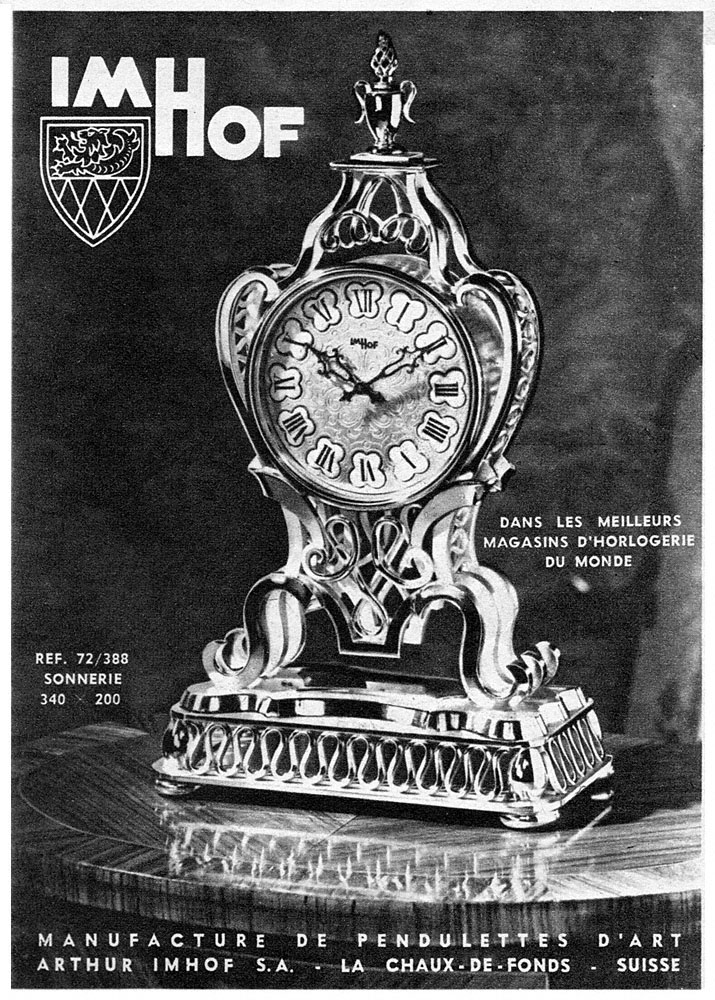 Advert Imhof 1959