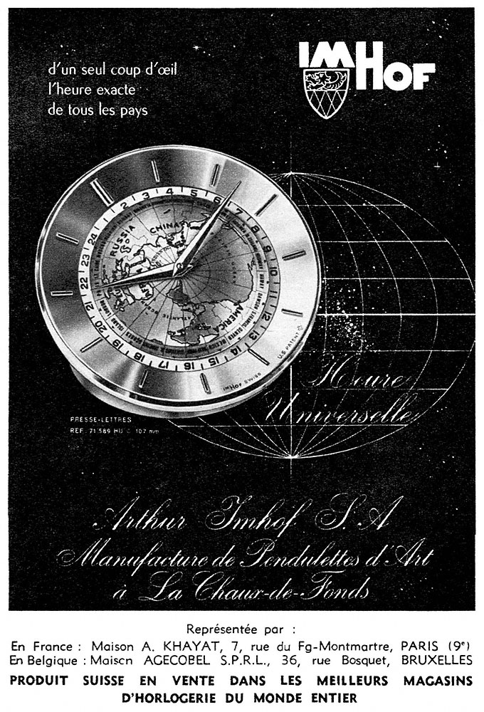Advert Imhof 1960