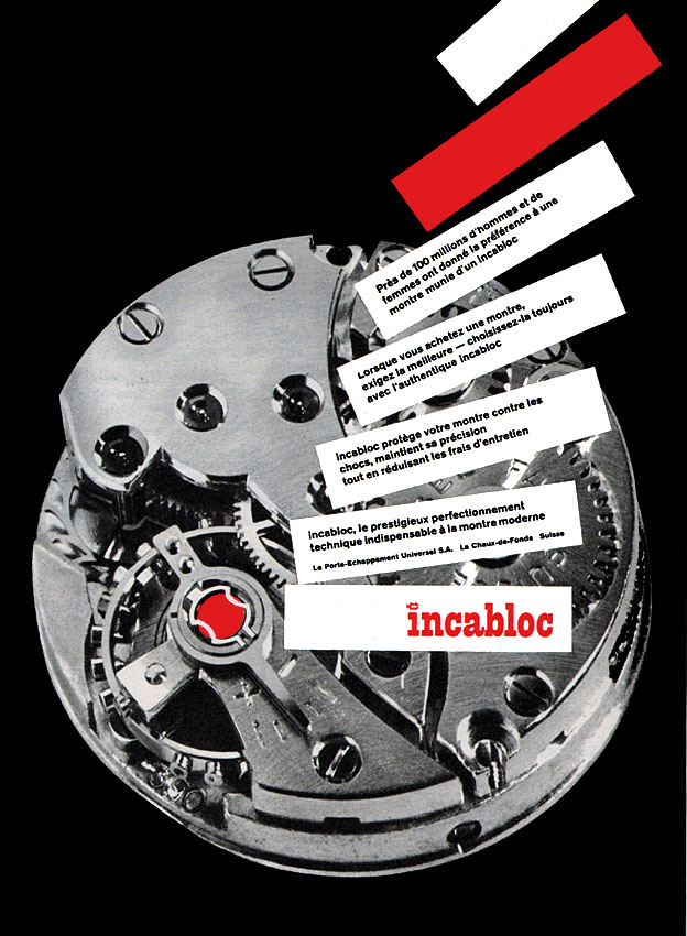 Advert Incabloc 1958