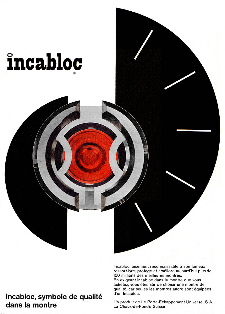 Advert Incabloc 1959