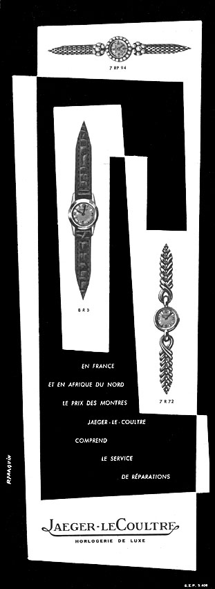 Advert Jaeger 1954