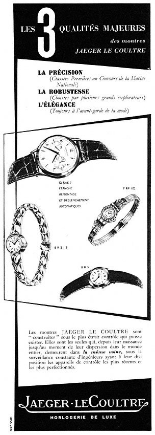 Advert Jaeger 1955