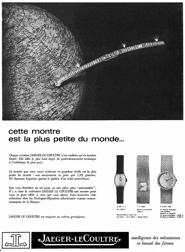 Advert Jaeger 1965