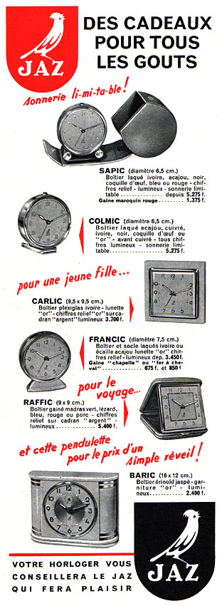 Advert Jaz 1954