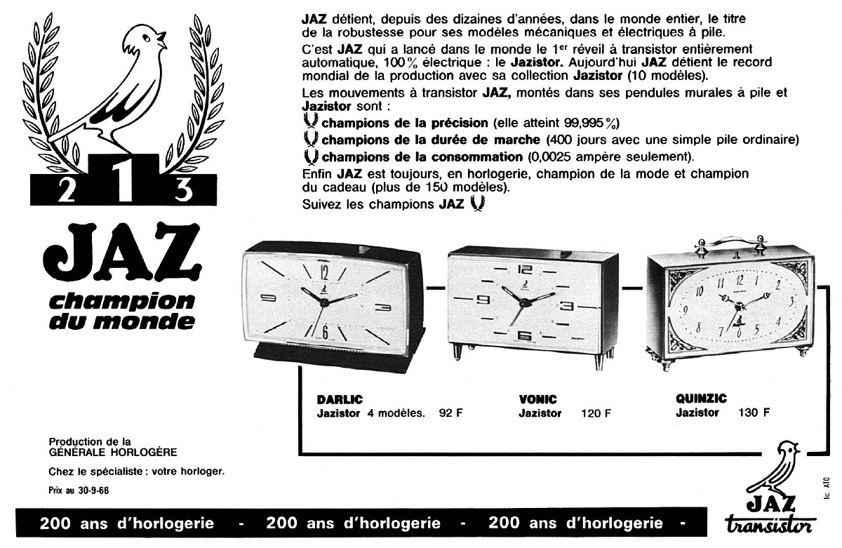 Advert Jaz 1966