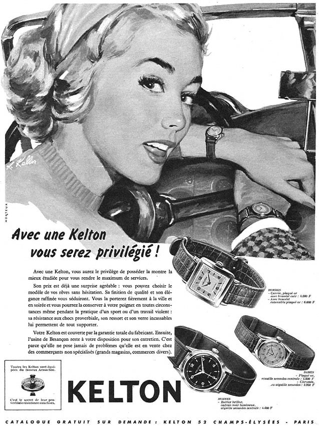 Advert Kelton 1958