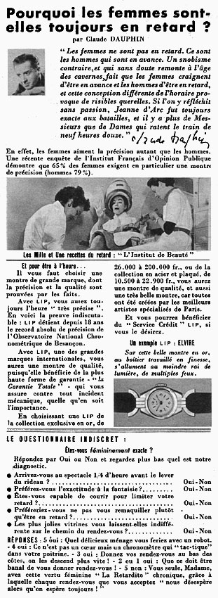 Advert Lip 1954