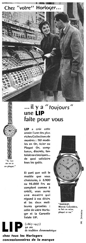 Advert Lip 1957