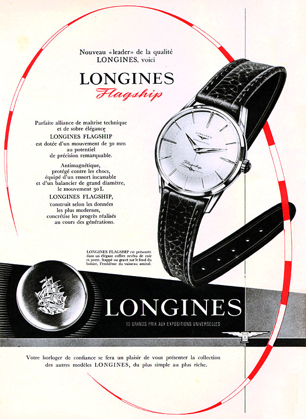 Advert Longines 1958