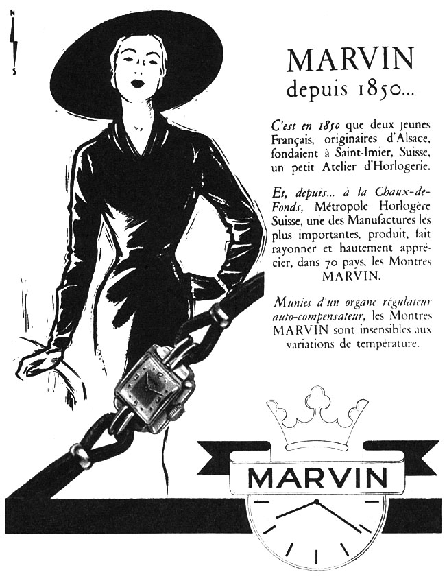 Advert Marvin 1950