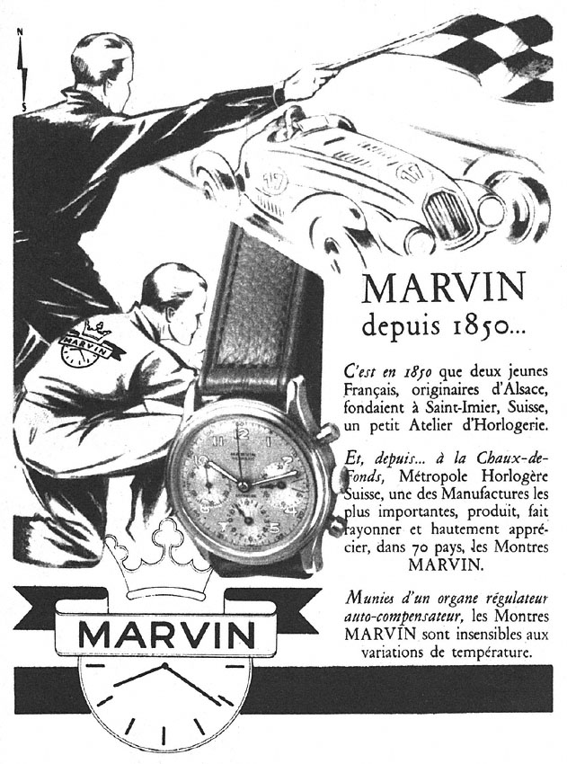 Advert Marvin 1950