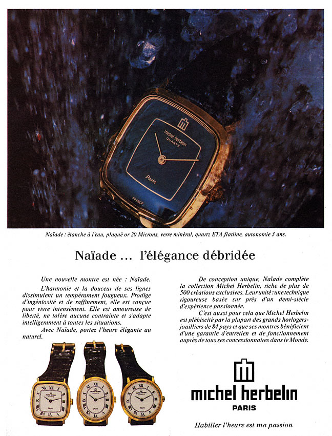 Advert Michel Herbelin 1979