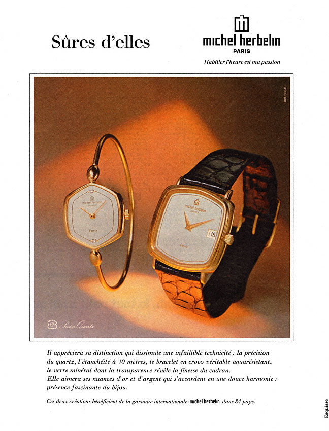 Advert Michel Herbelin 1980