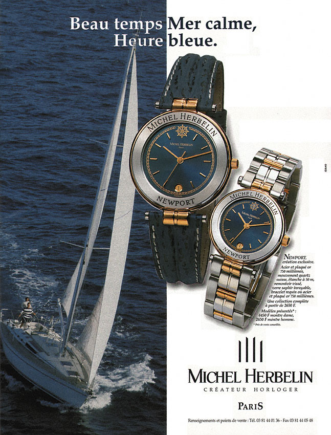 Advert Michel Herbelin 1996