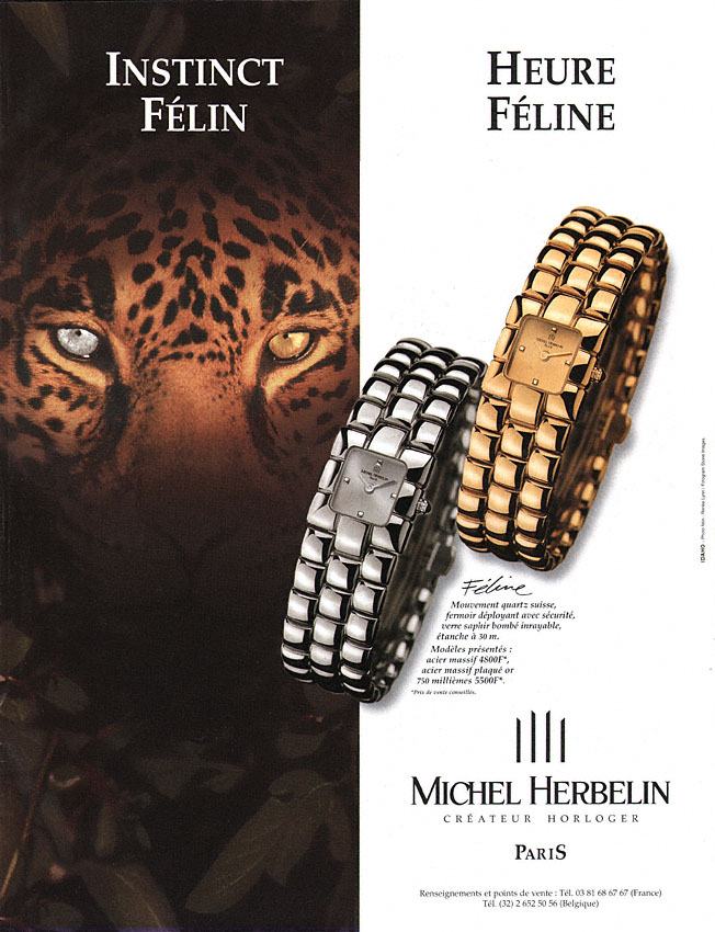 Advert Michel Herbelin 1998