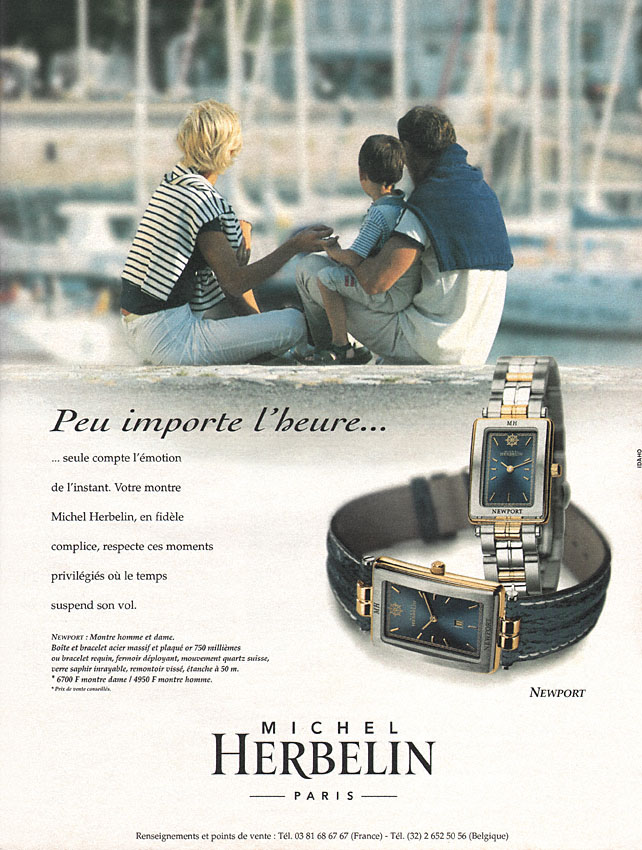 Advert Michel Herbelin 1999