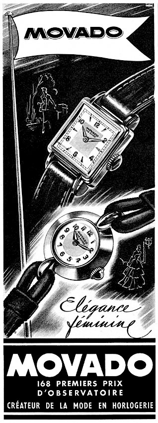 Advert Movado 1951