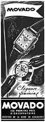 Advert Movado 1951