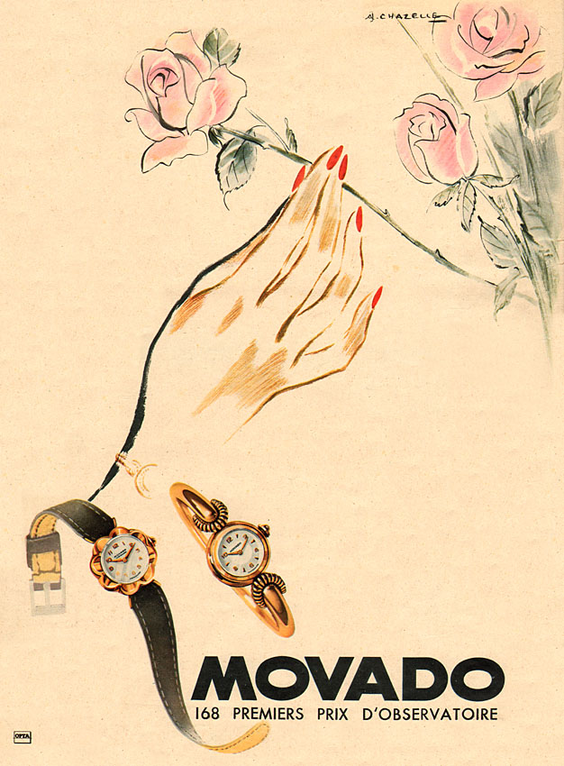 Advert Movado 1951