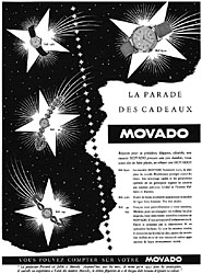 Advert Movado 1953