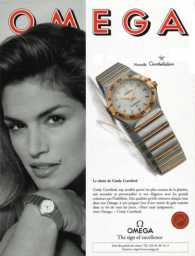 Advert Omega 1996