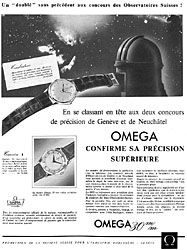 Advert Omega 1956