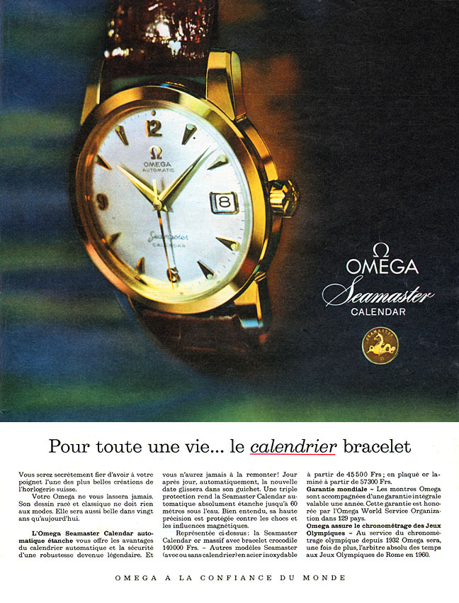 Advert Omega 1959