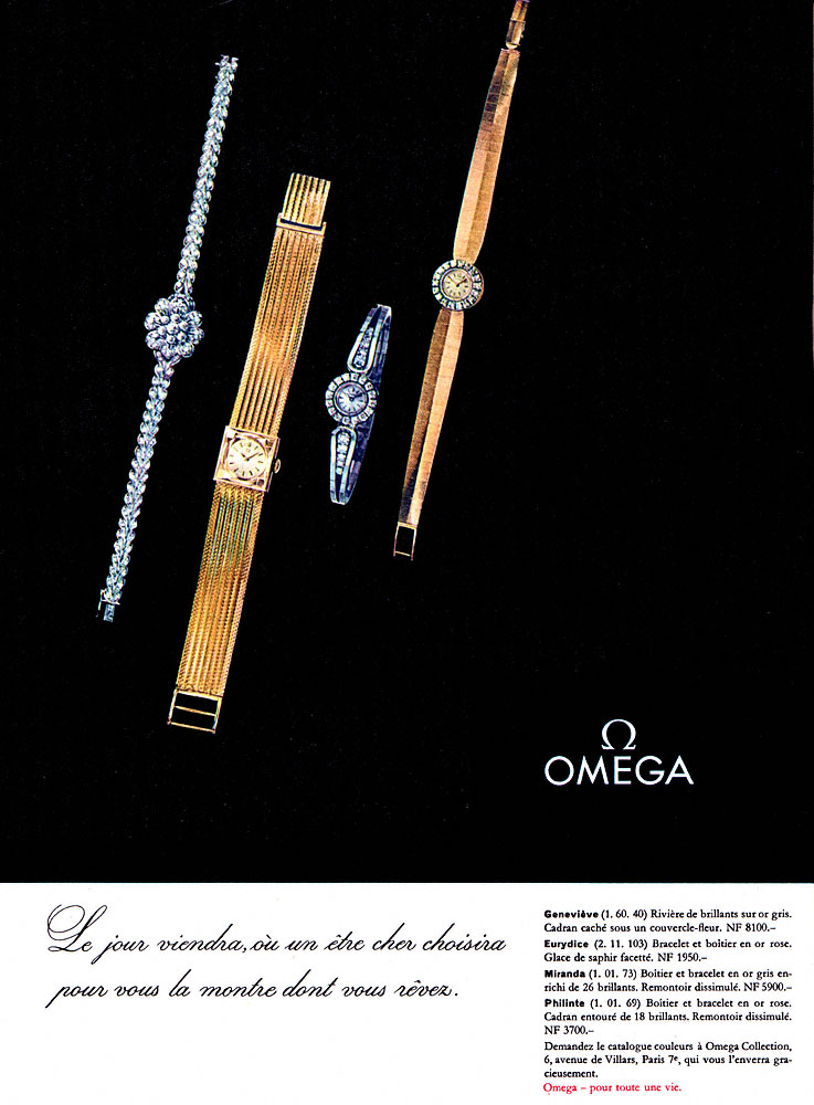 Advert Omega 1960