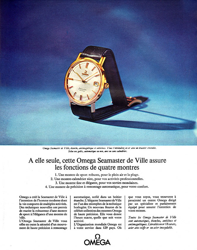 Advert Omega 1964