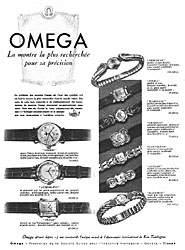 Advert Omega 1950