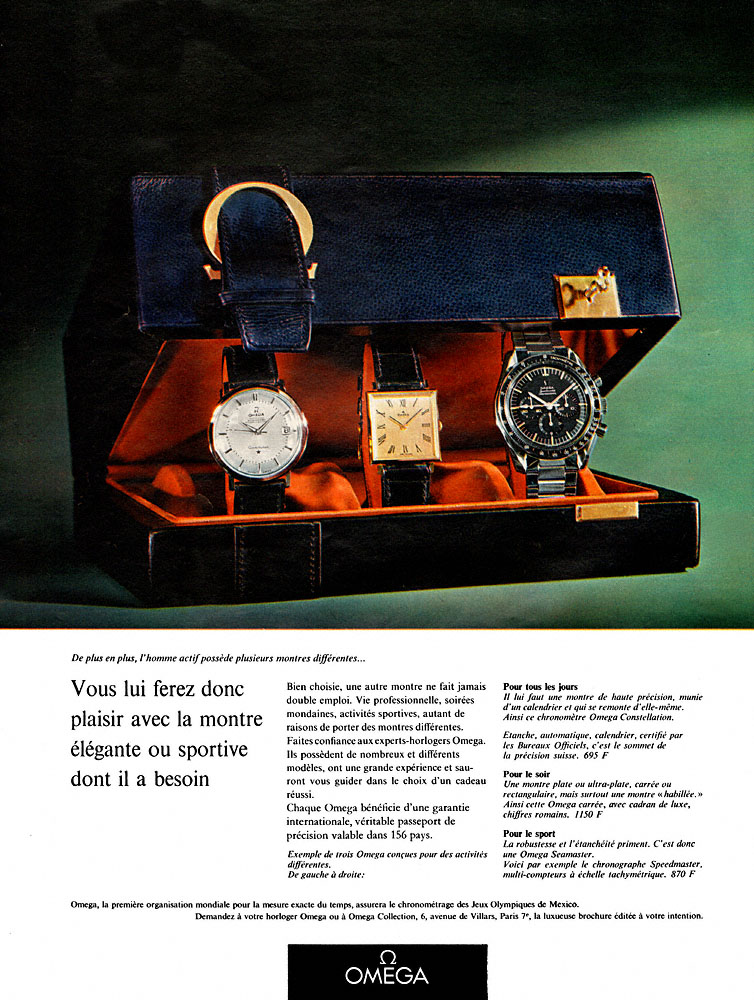 Advert Omega 1966