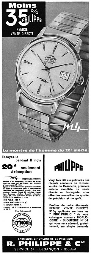 Advert Philippe 1963