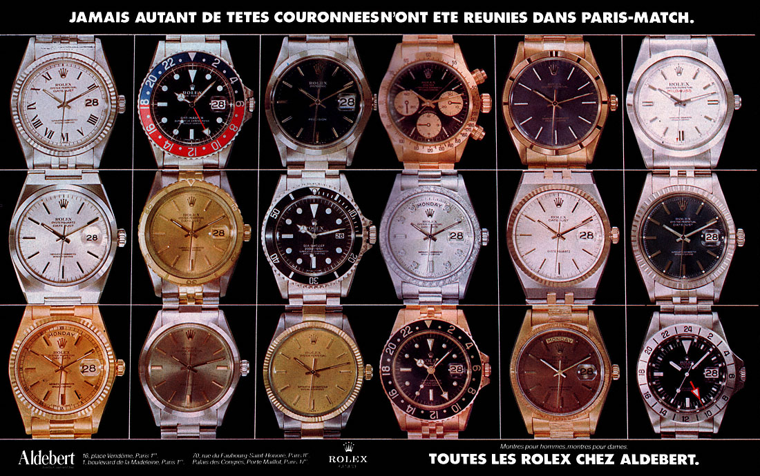 Advert Rolex 1980