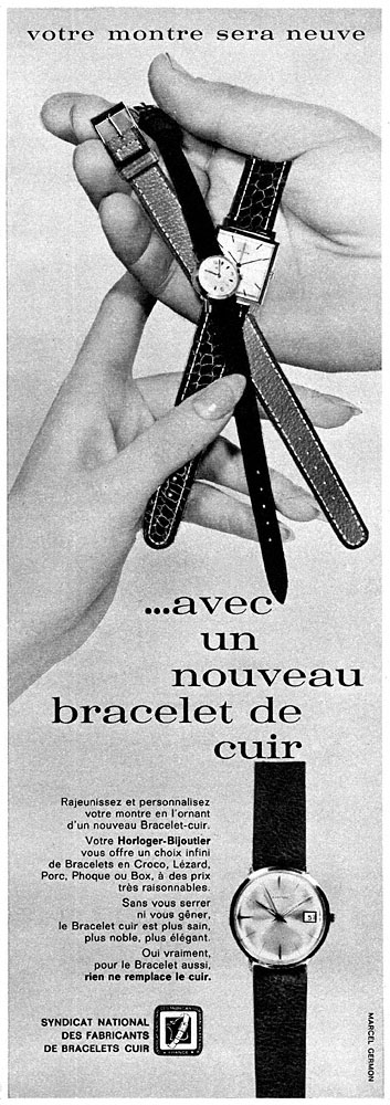 Advert SyndicBracelets 1963
