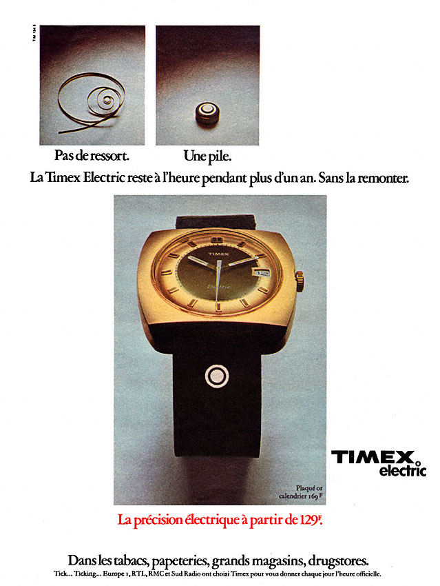 Advert Timex 1972