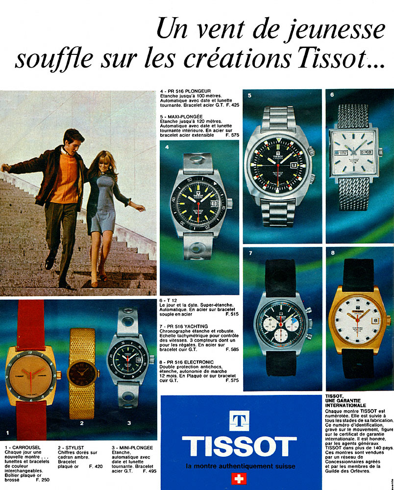Advert Tissot 1969