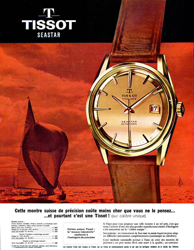 Advert Tissot 1963