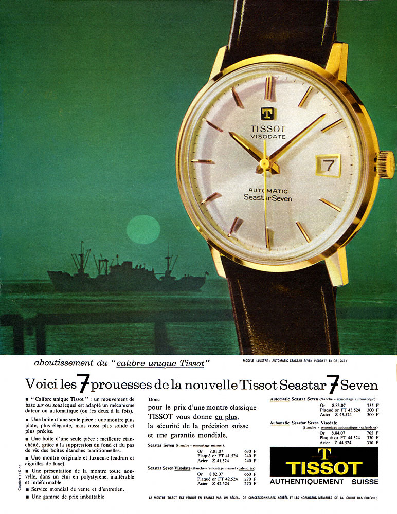 Advert Tissot 1964