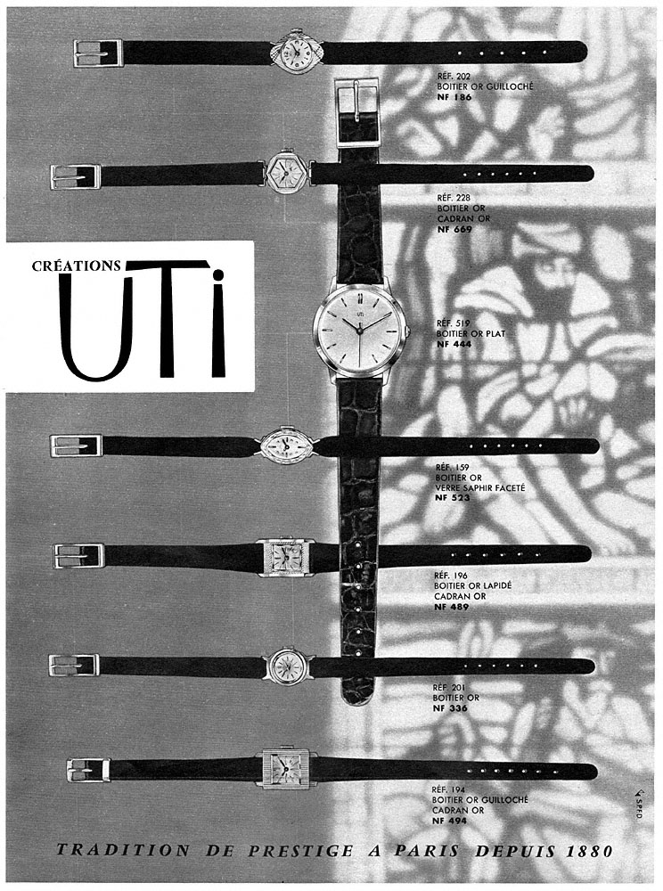Advert Uti 1962