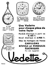 Advert Vedette 1957