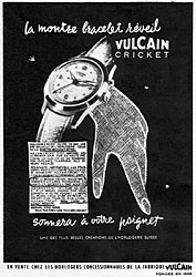 Advert Vulcain 1950