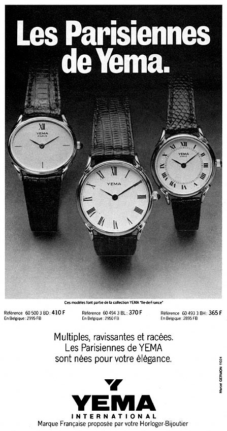 Advert Yema 1978