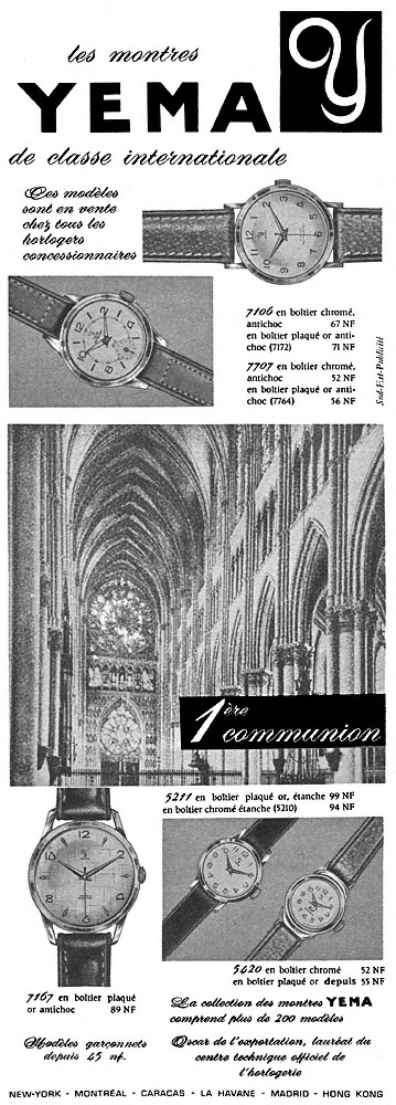 Advert Yema 1960