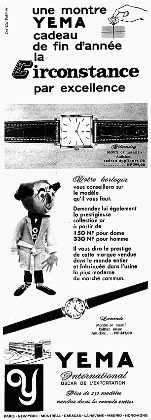 Advert Yema 1961