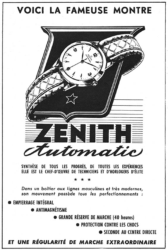 Advert Zenith 1952