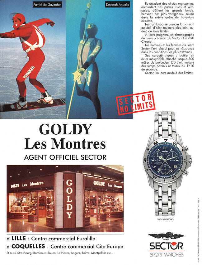 Advert Zzdivers_MON5 1996