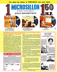Advert Cercle des Collectionneurs 1962