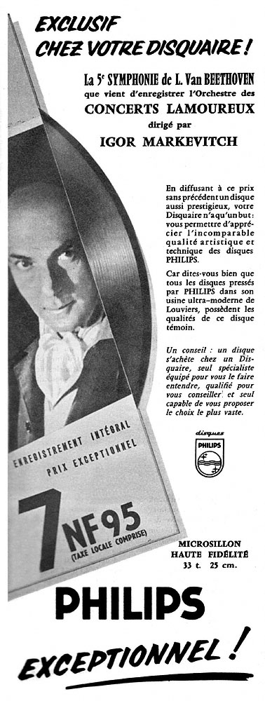 Advert Philips 1960