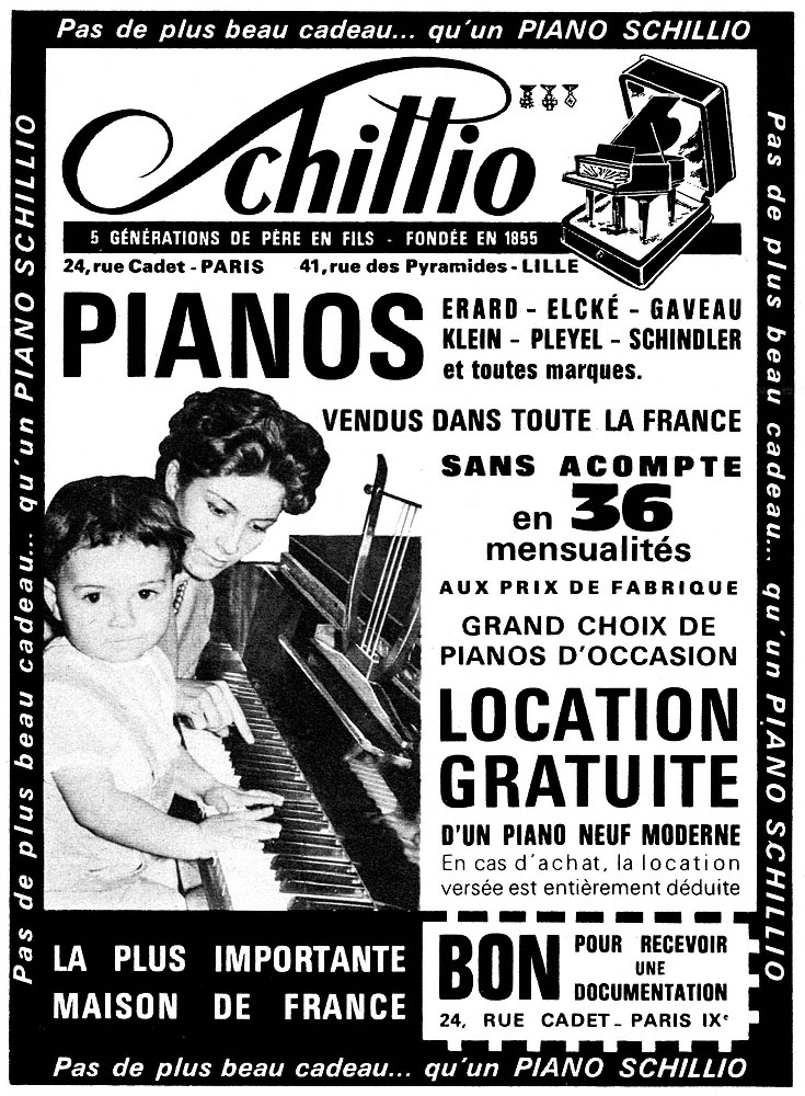 Advert Schillio 1964