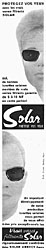 Advert Solar 1960